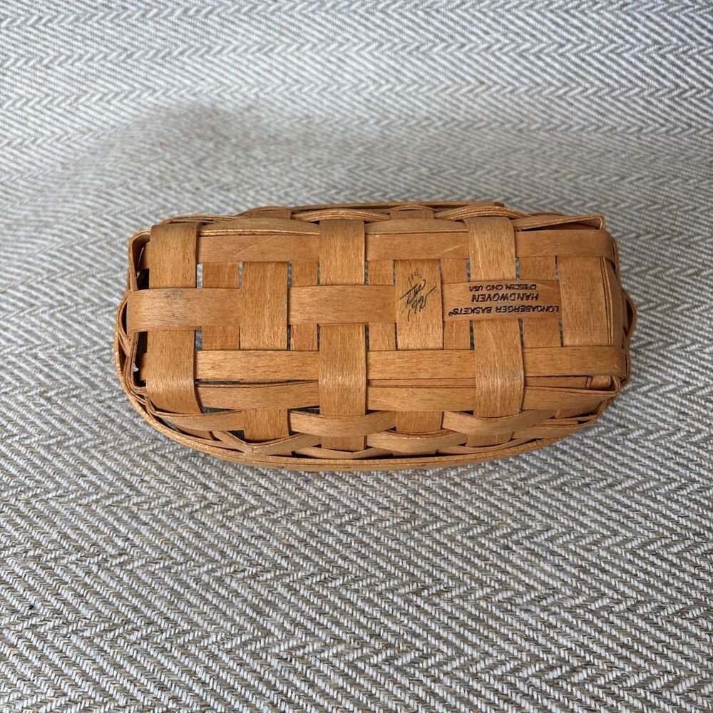 Longaberger Vintage Basket Bundle Of 3 - Picture 12 of 12